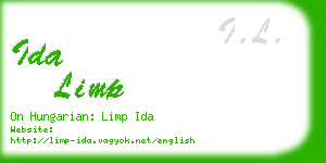 ida limp business card